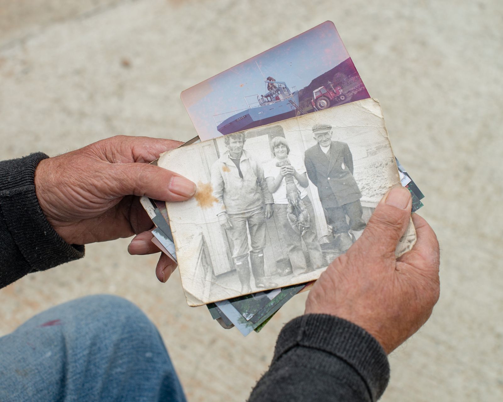 © Martin Toft - Vernon Le Brocq, Retired Fisherman, Grève de Lecq, St Ouen, Jersey, Channel Islands, 27 May 2014