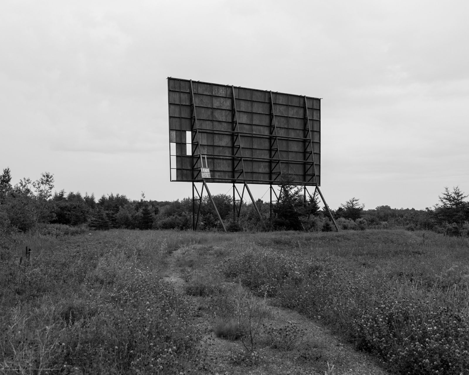 © Martin Toft - Derelict Drive-in cinema near Paspébiac on the Bay of Chaleur, Gāspe Coast, Québec, Canada 31 July 2017.