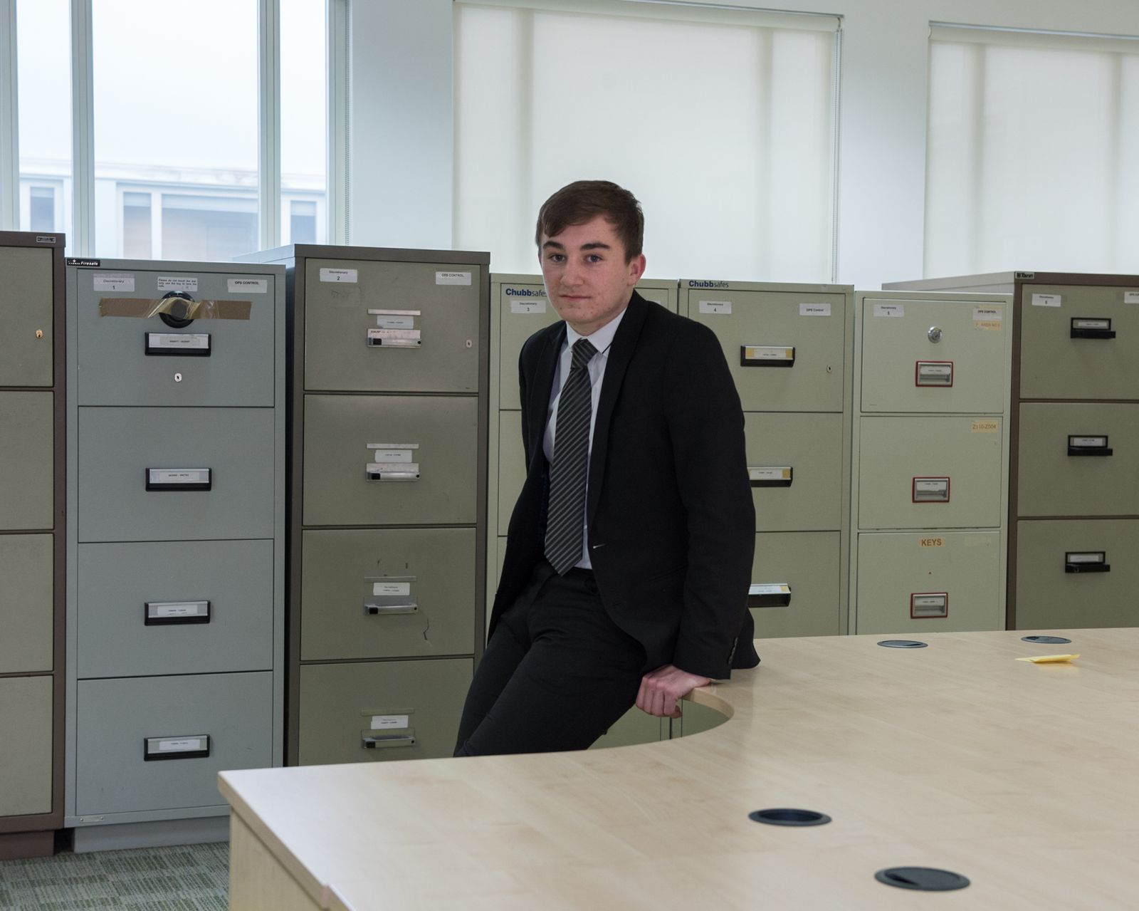 © Martin Toft - Stephen Whittaker, work placement, RBC Wealth Management, St Helier, Jersey. 18 February 2016 © Martin Toft