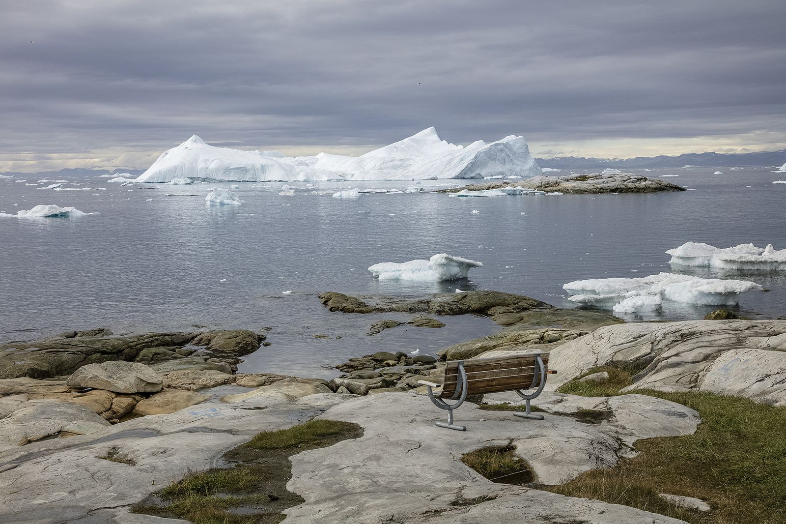 © Victoria Crayhon - Untitled Greenland XV (Water’s Edge, Ilulisaat) archival pigment print 30 x 40 inches
