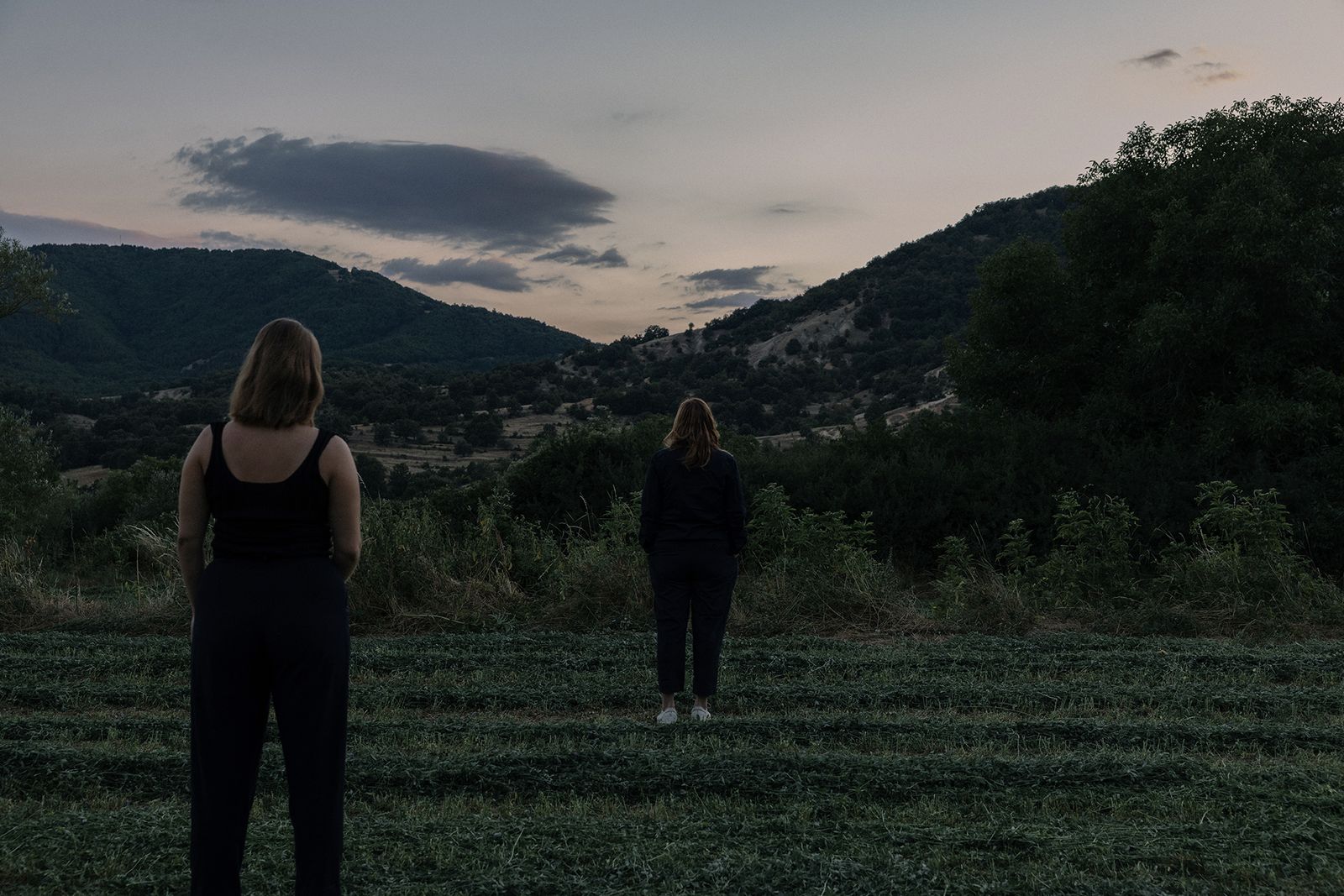 © Michaela Nagyidaiová - Observing the view and sunset in Eleni's birth village in northern Greece.