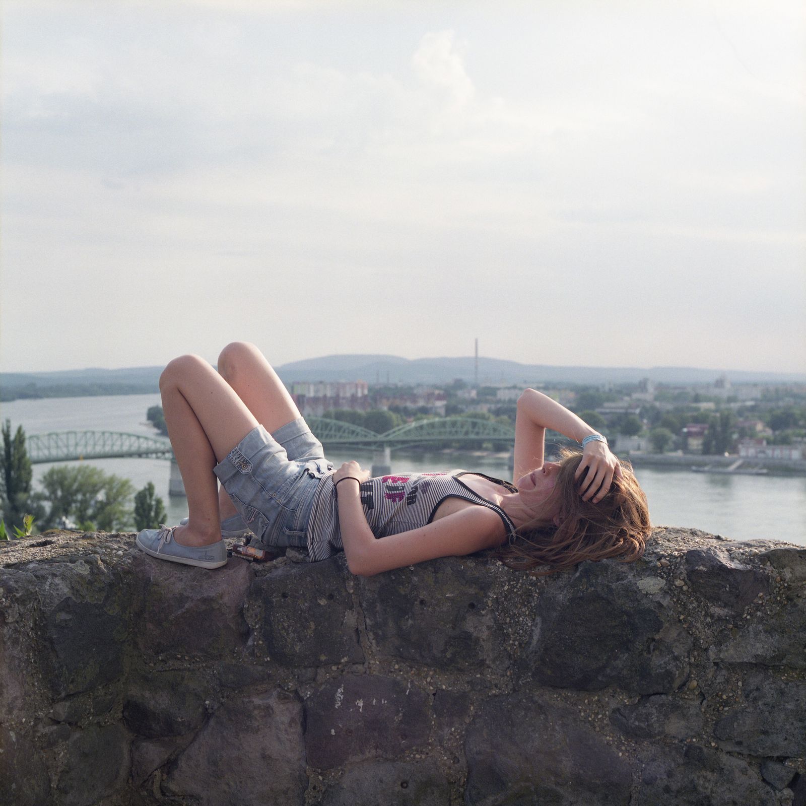 © Chiara Fossati - Esztergom, Hungary. A girl waiting for her friends.