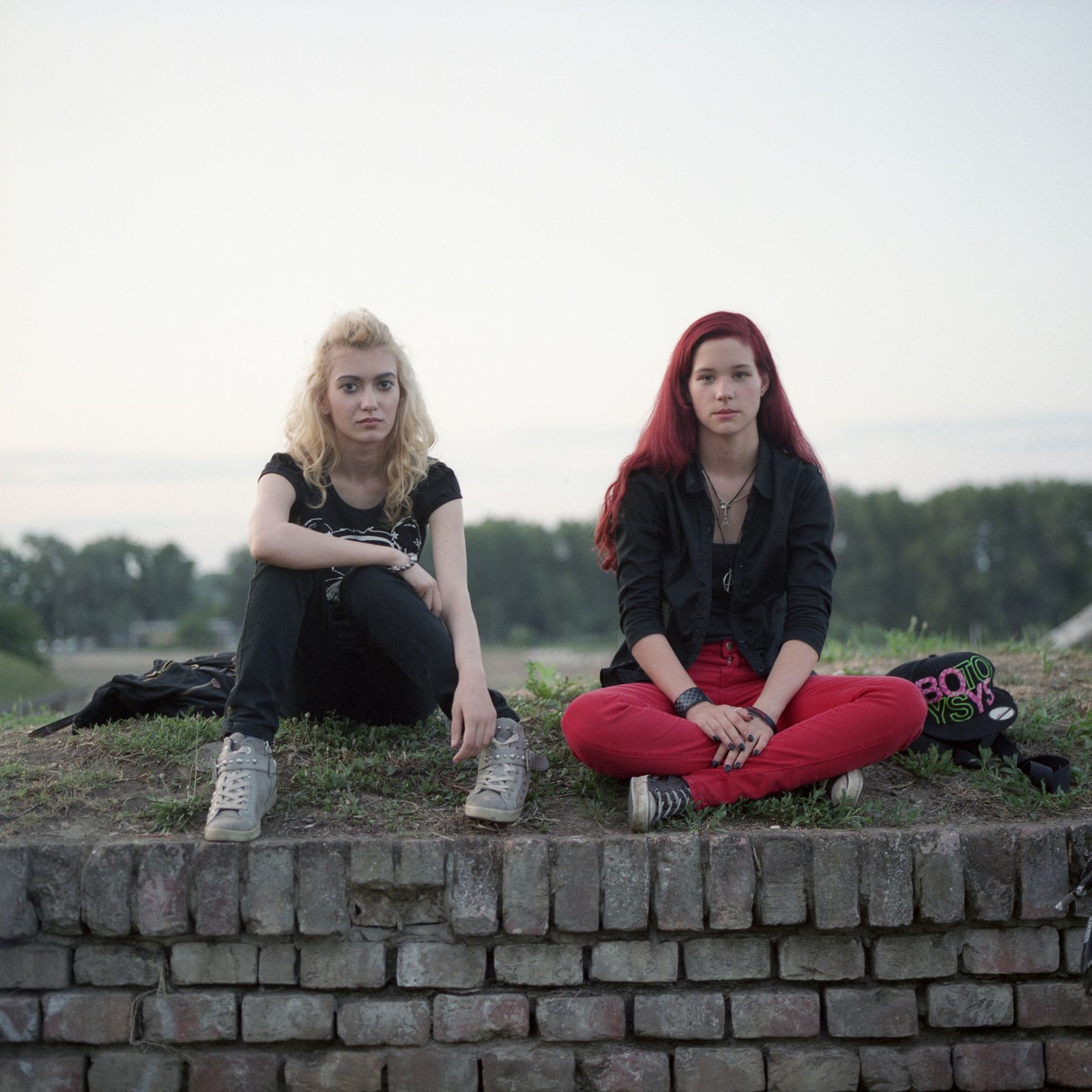 © Chiara Fossati - Lidia e Ana, both 16 years old, spending time chatting in their favorite spot of their small hometown Osijek, Croatia, 2014.