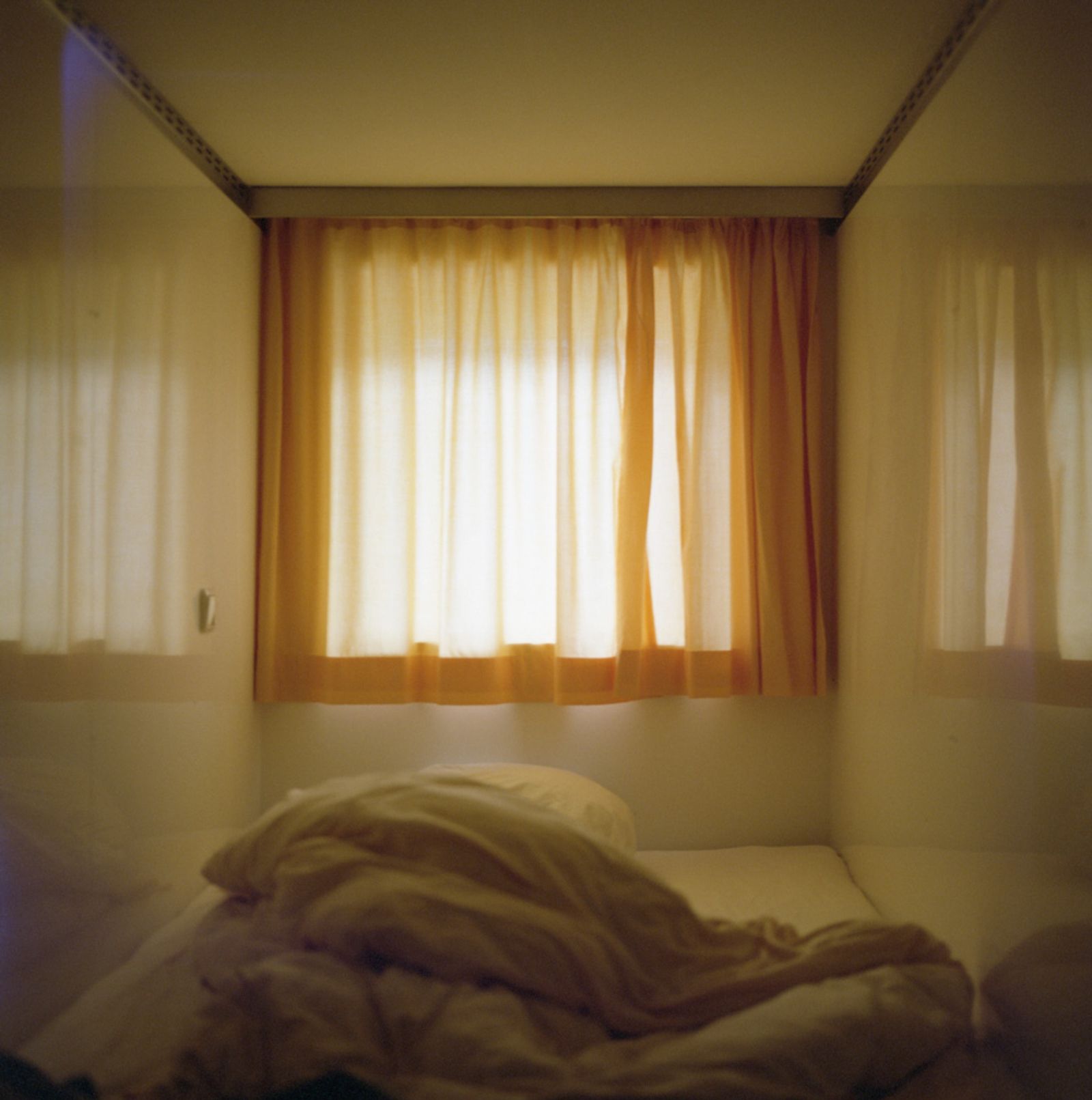 © Chiara Fossati - A room in a youth hostel set up inside a boat in Passau, Germany.