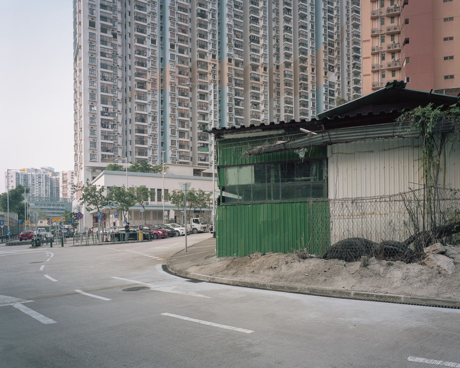 © Adam Lampton - Apartment Buildings, Taipa, Macao (Img#: 12) (Size: 28x30") Archival Inkjet Print (2019)