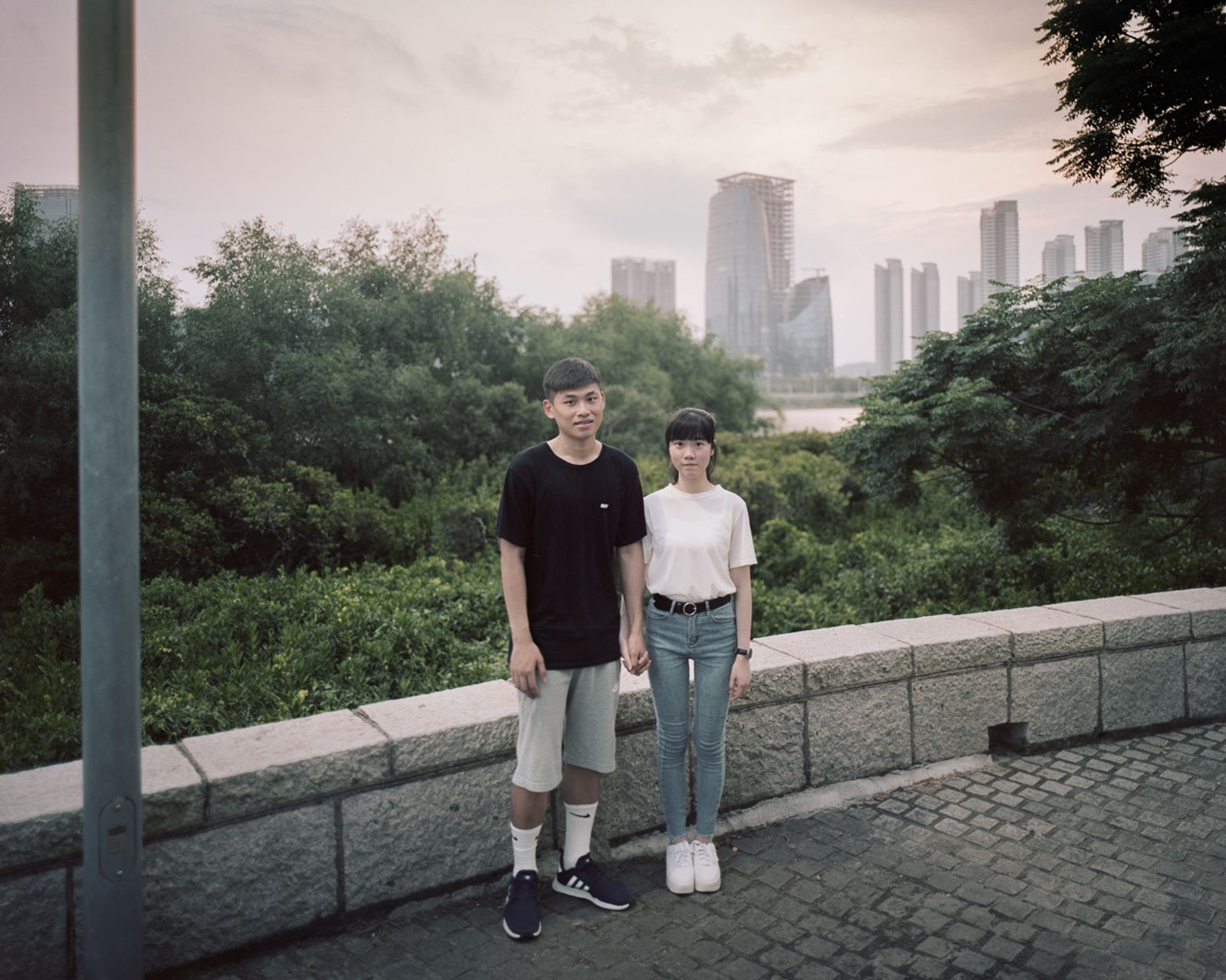 © Adam Lampton - Teenage Couple, Macao (Img#: 11) (Size: 28x30") Archival Inkjet Print (2019)