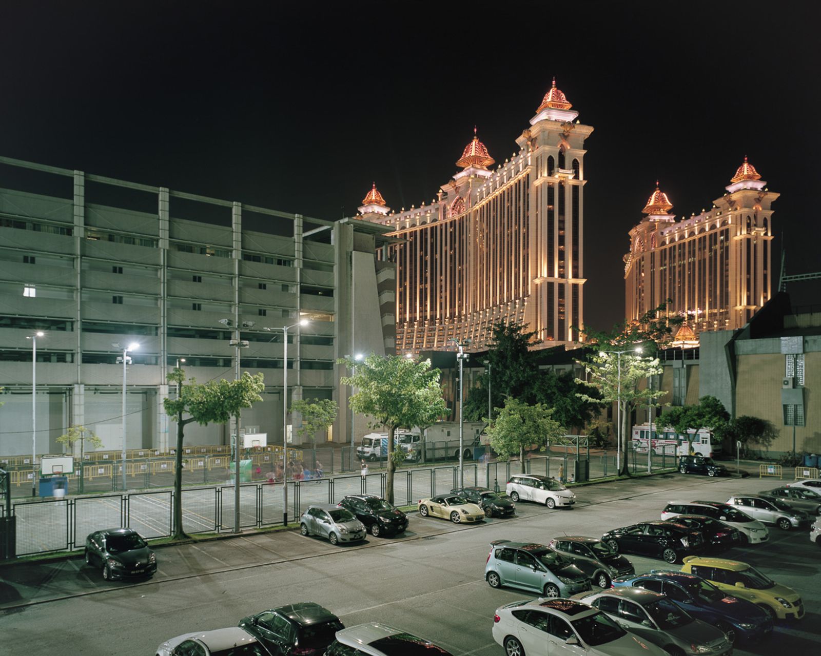 © Adam Lampton - The 'Galaxy' Hotel, Macao (Img#: 17) (Size: 28x30") Archival Inkjet Print (2019)