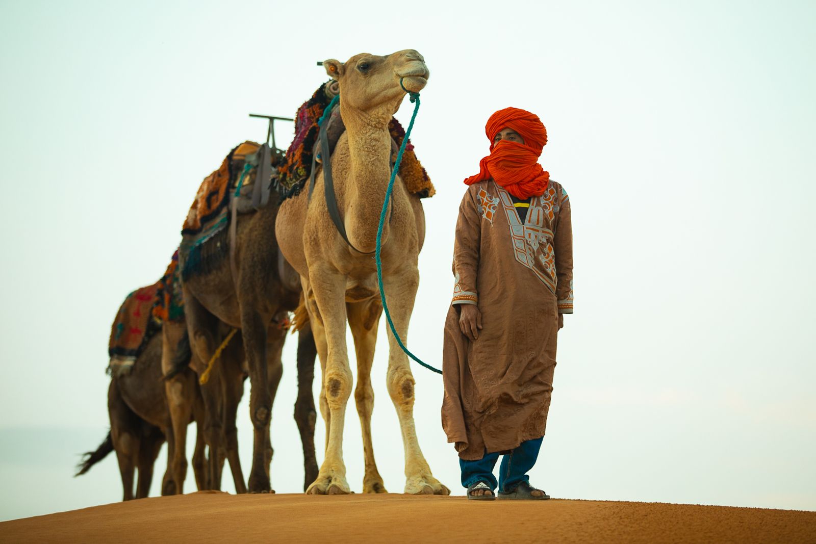 © Amadeu Martinez Silvoso - Man with camels