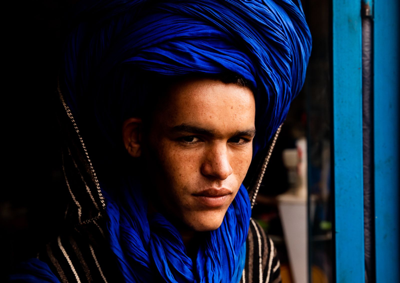 © Amadeu Martinez Silvoso - Blue turban man