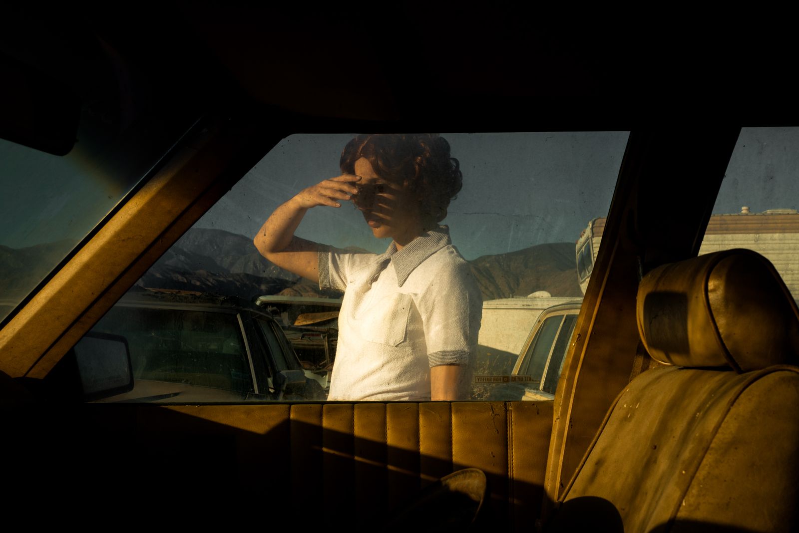 © Tania Franco Klein - Car, Window (self-portrait)