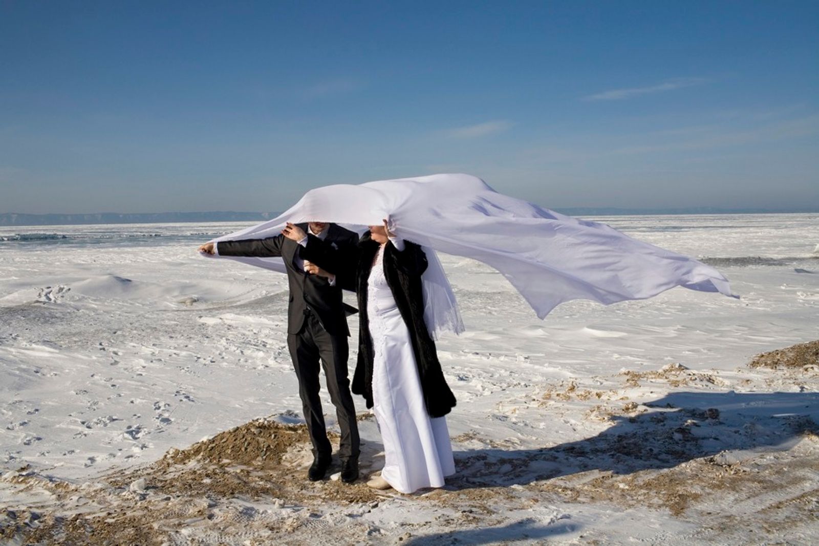 © Marco Pighin - Posolsk, Lake Baikal, Buryatya, Siberia, Russian Federation. February 2012. Wedding.