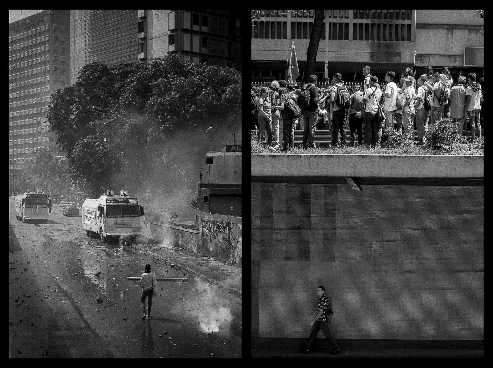 © Fabiola Ferrero - Scenes from opposition demonstrations in Caracas.