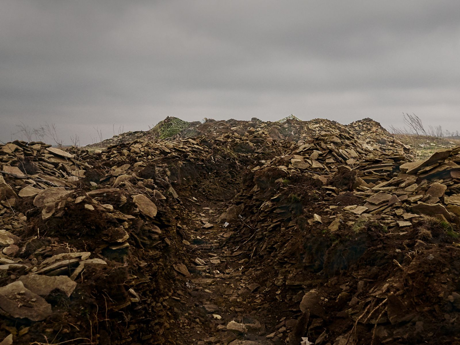 © Alfredo Bosco - Ukraine; Donbass region; Debaltsevo; 2015 Abandoned trench near the frontline of Debaltsevo.