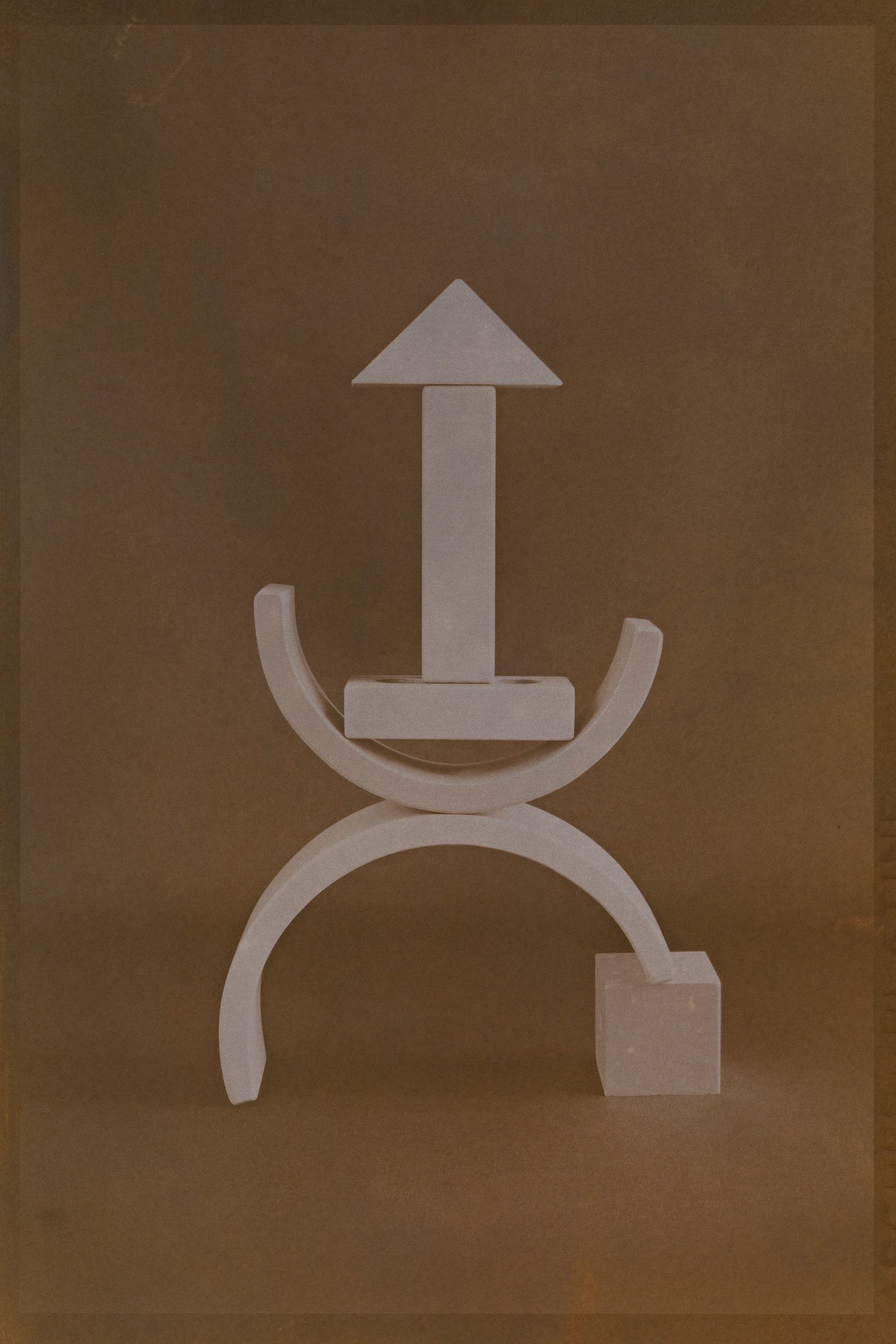 © Eleanor Oakes - Balancing Act (2), 2022. 9x13.5" Salted Paper Print made with Breastmilk.