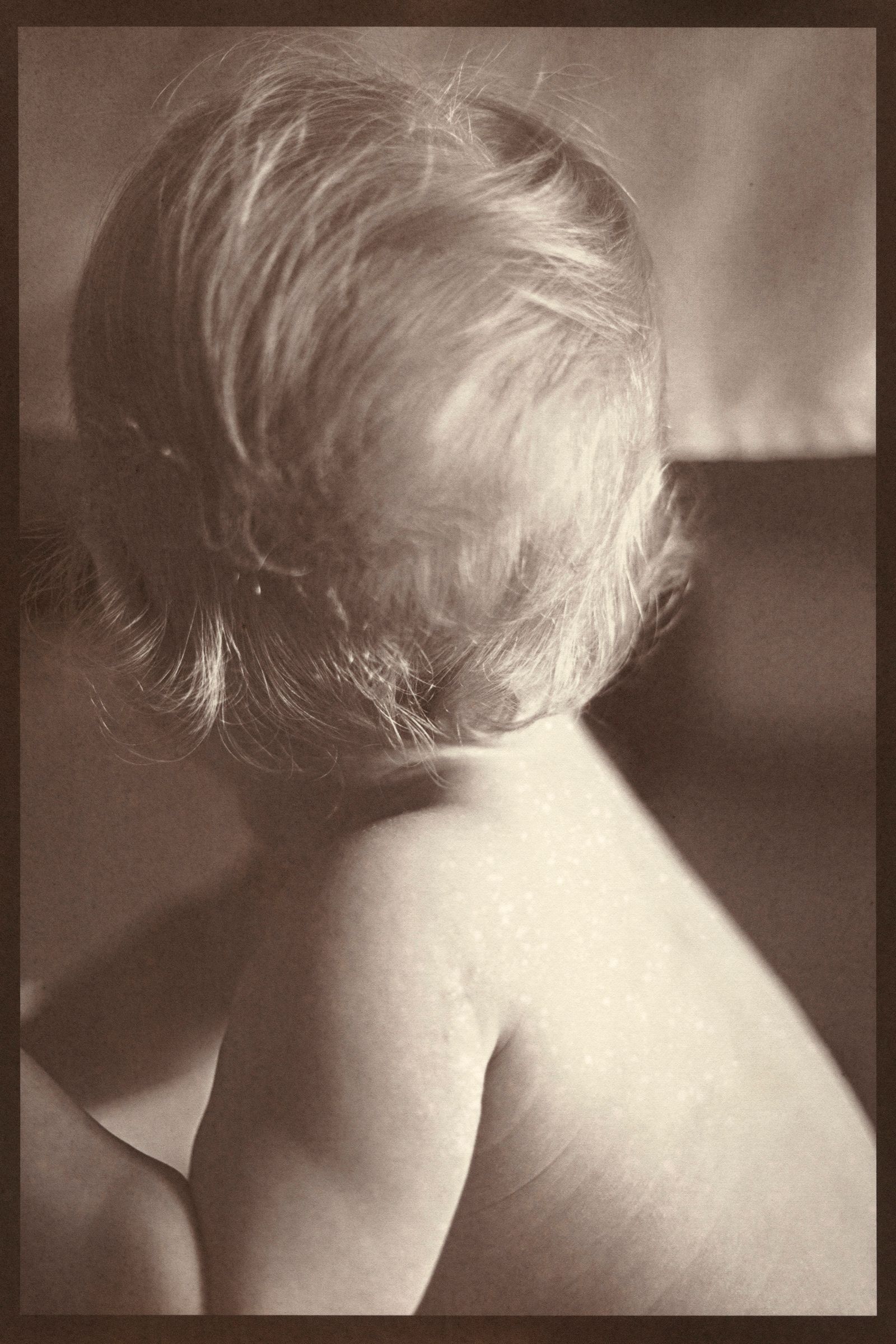 © Eleanor Oakes - Philosopher (2), 2022. 9x13.5" Salted Paper Print made with Breastmilk.