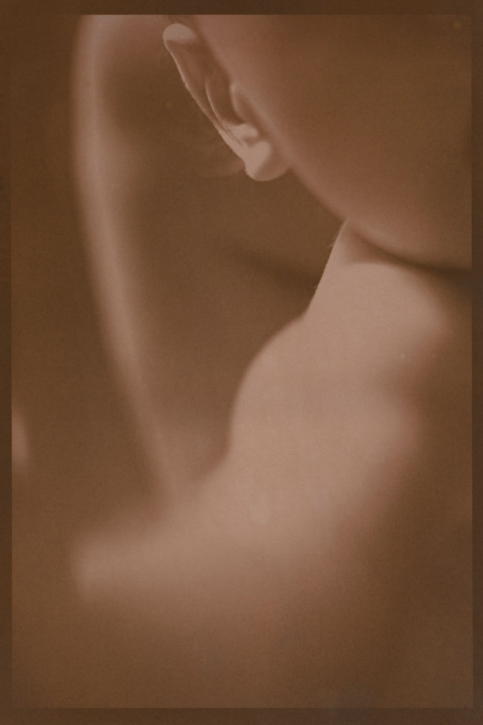 © Eleanor Oakes - Philosopher (5), 2022. 9x13.5" Salted Paper Print made with Breastmilk.