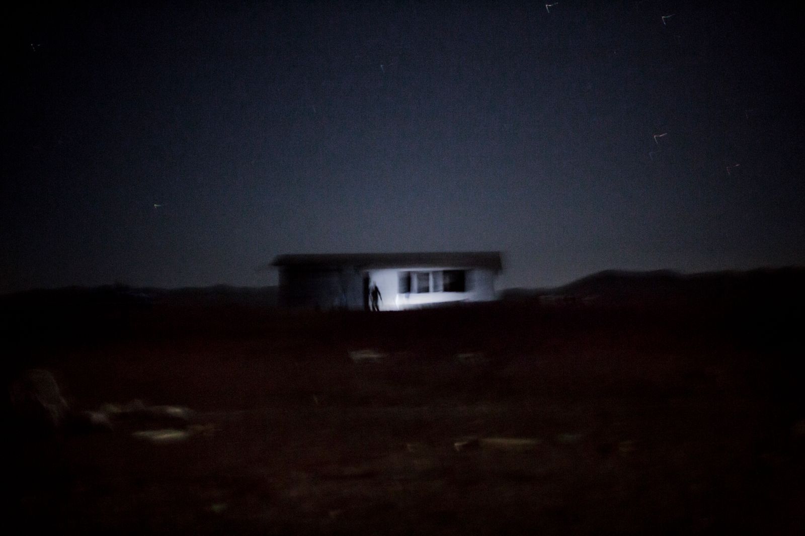 © Federico Vespignani - Punta Arena, Baja California, Mexico.An abandoned building used as a shelter by fishermen.