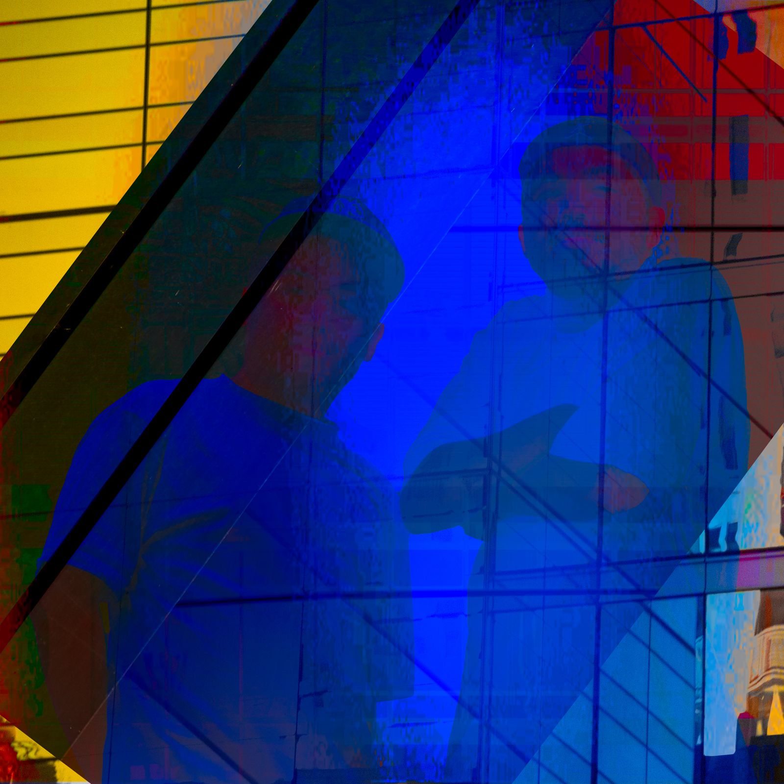 © Neil Berkowitz - "Take Our Picture Mister" 2021 44" x 44" Multilayer photographic archival print