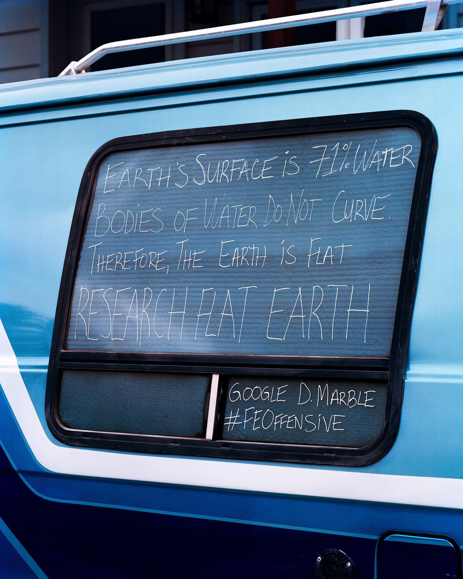 © Philippe Braquenier - Title: Propaganda - 2018 Description: Darryle Marble's personal car.