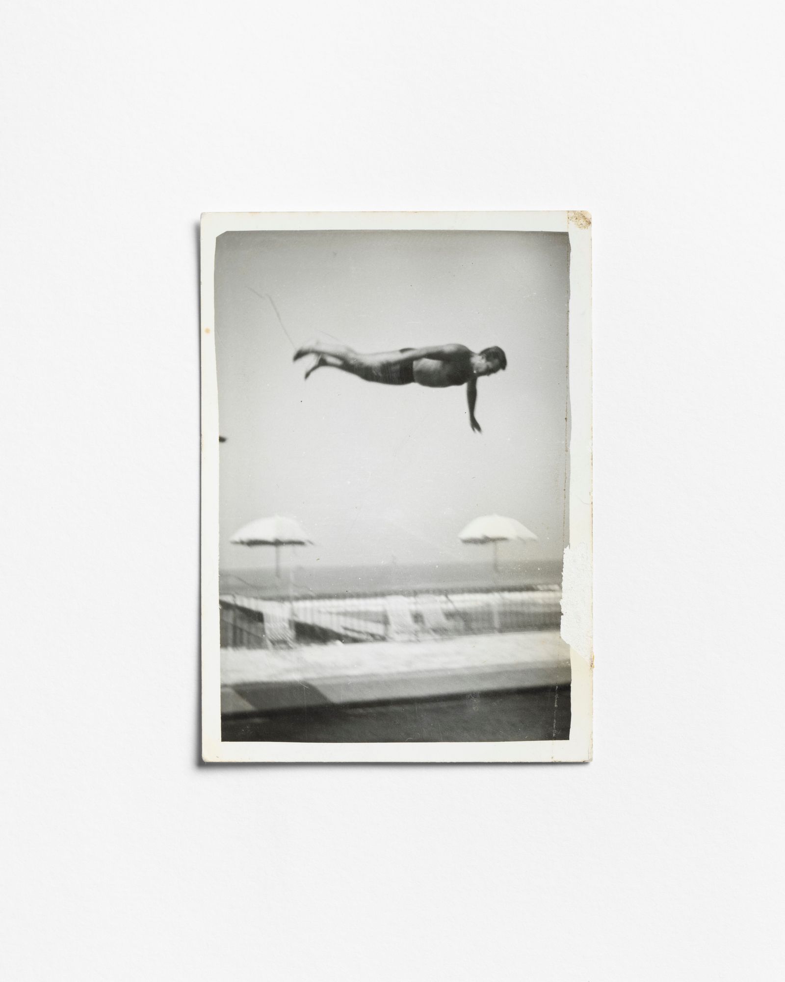 © Gaia Maggio - My Grandfather Marco in a photograph taken from the Family Personal Archive, 1964, Lido dei tranvieri, Bagnoli, Naples.
