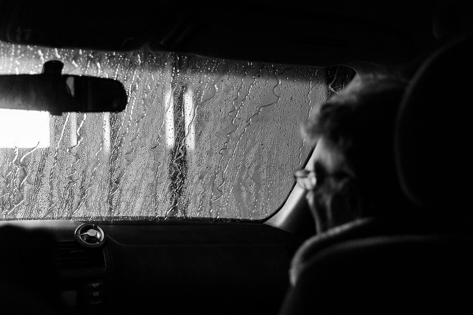 © Allison Hess - Eloise stares out the windshield of her caretaker's vehicle while on an outing.