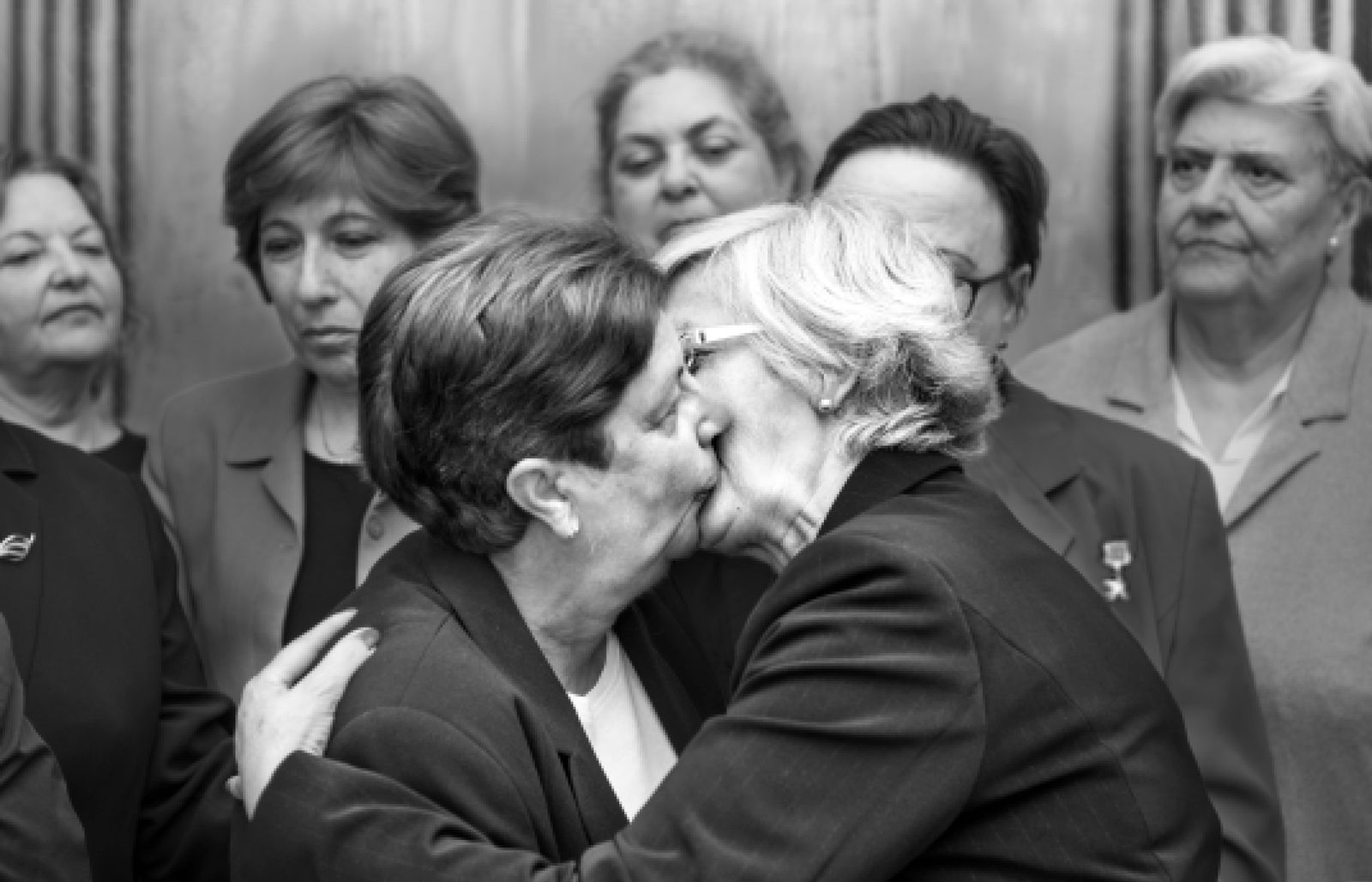 © Ana Amado - The Socialist Fraternal Kiss between Lyudmila Brezhnev and Erica Honecker, 1979.