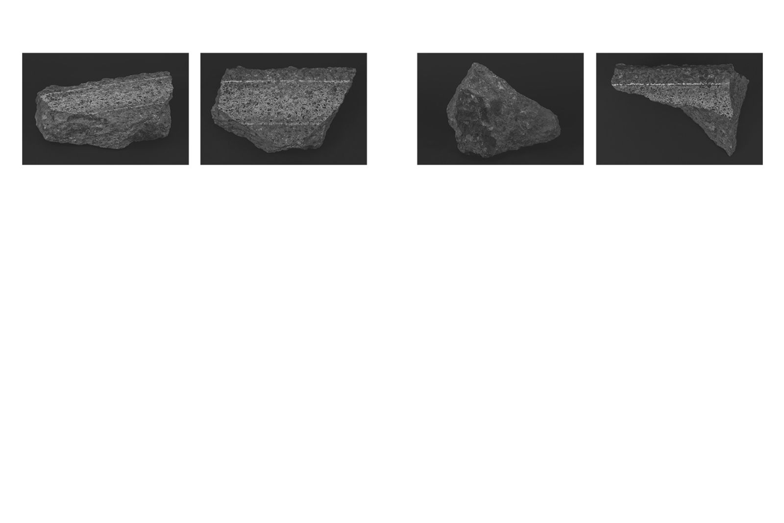 © Magdalena Ubysz - Original pieces of concrete I have collected from Nazi`s motorway in Poland.