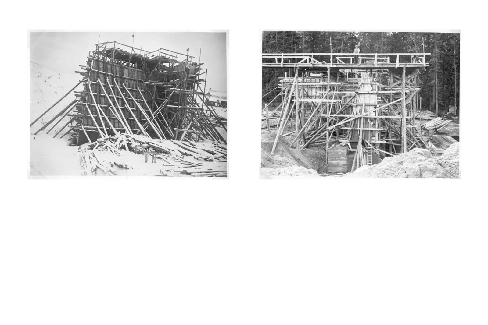 © Magdalena Ubysz - Archival photograph made by motorway builders.