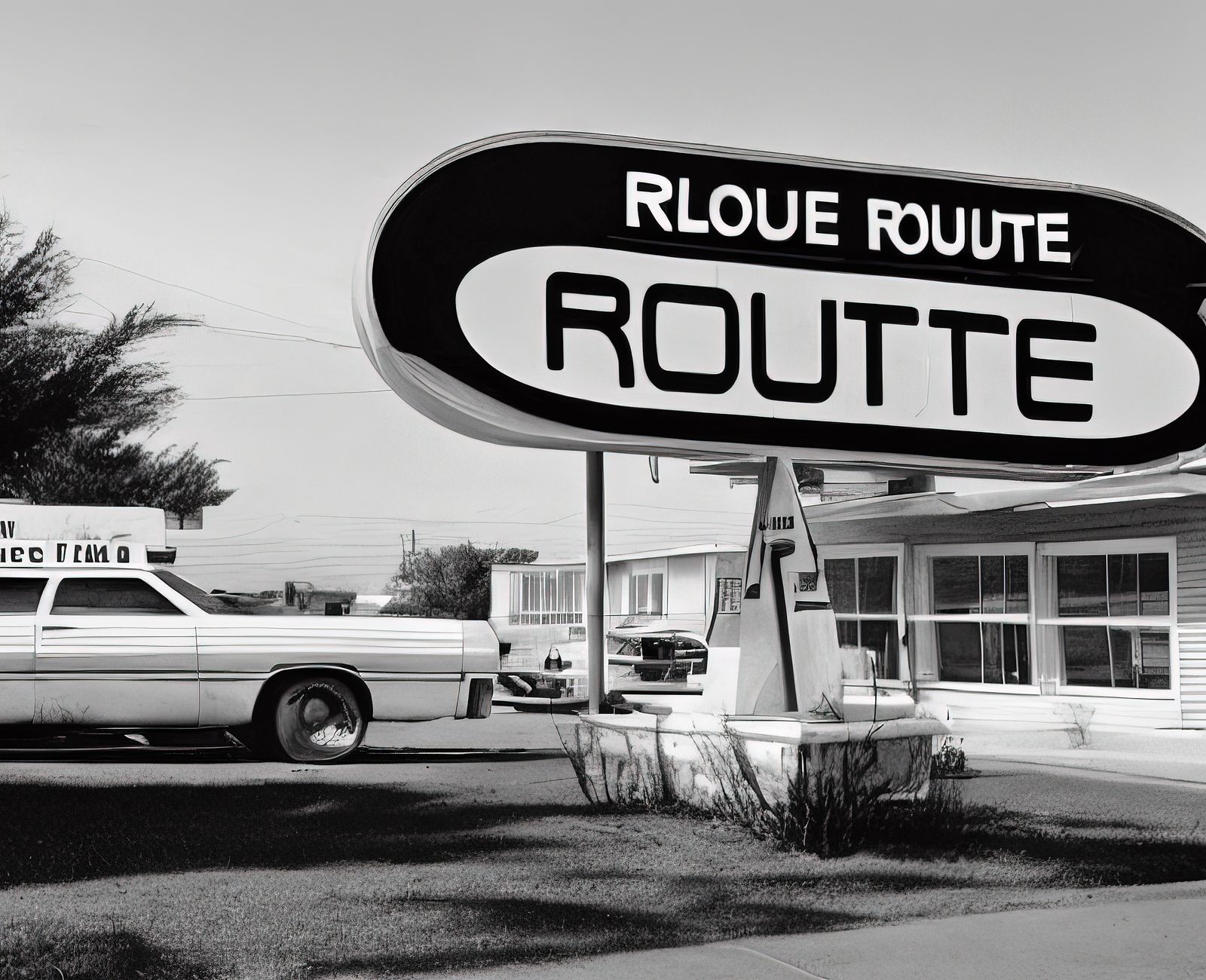 © Craig Ames - Route 66 Motels [3]. (Possibly After John Schott)