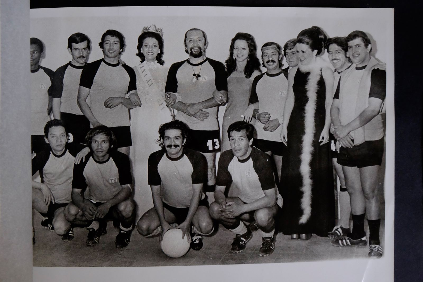 © Santiago Escobar-Jaramillo - This group photo shows the most Colombia’s famous comedians of the time. All were hosts at Happy Saturdays Show. 1974.