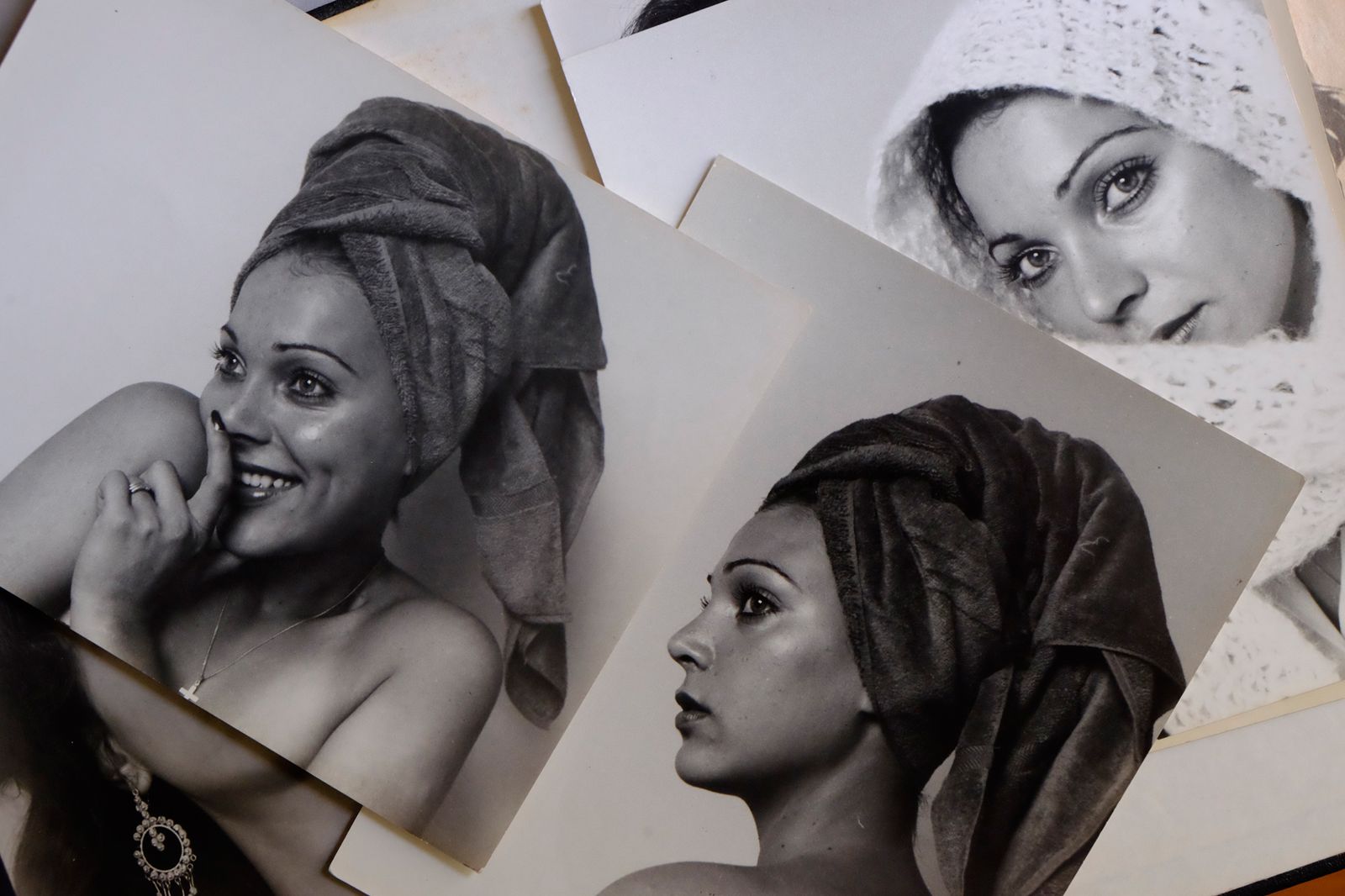 © Santiago Escobar-Jaramillo - Mosaic of my mother's photo session, years after she finished her participation at the beauty pageant contest. 1976.