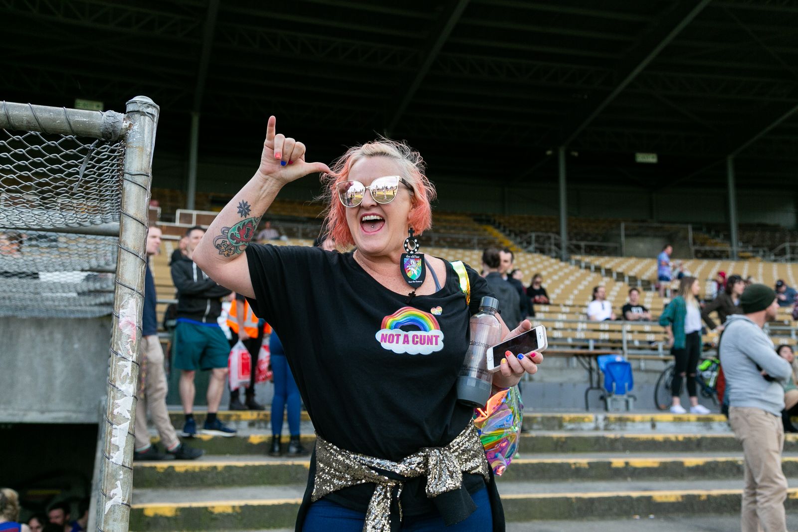 © J Forsyth - Fyfe 'not a cunt' t-shirt was worn during the plebiscite debate in Australia in support of the queer community