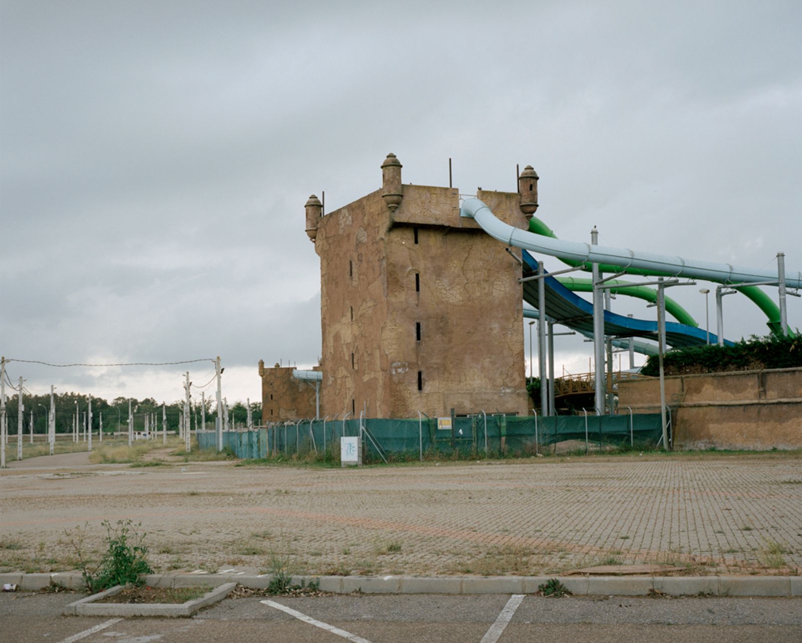 © Tommaso Rada - Spain, Badajoz. A water park built with the shape of a middle age castle.