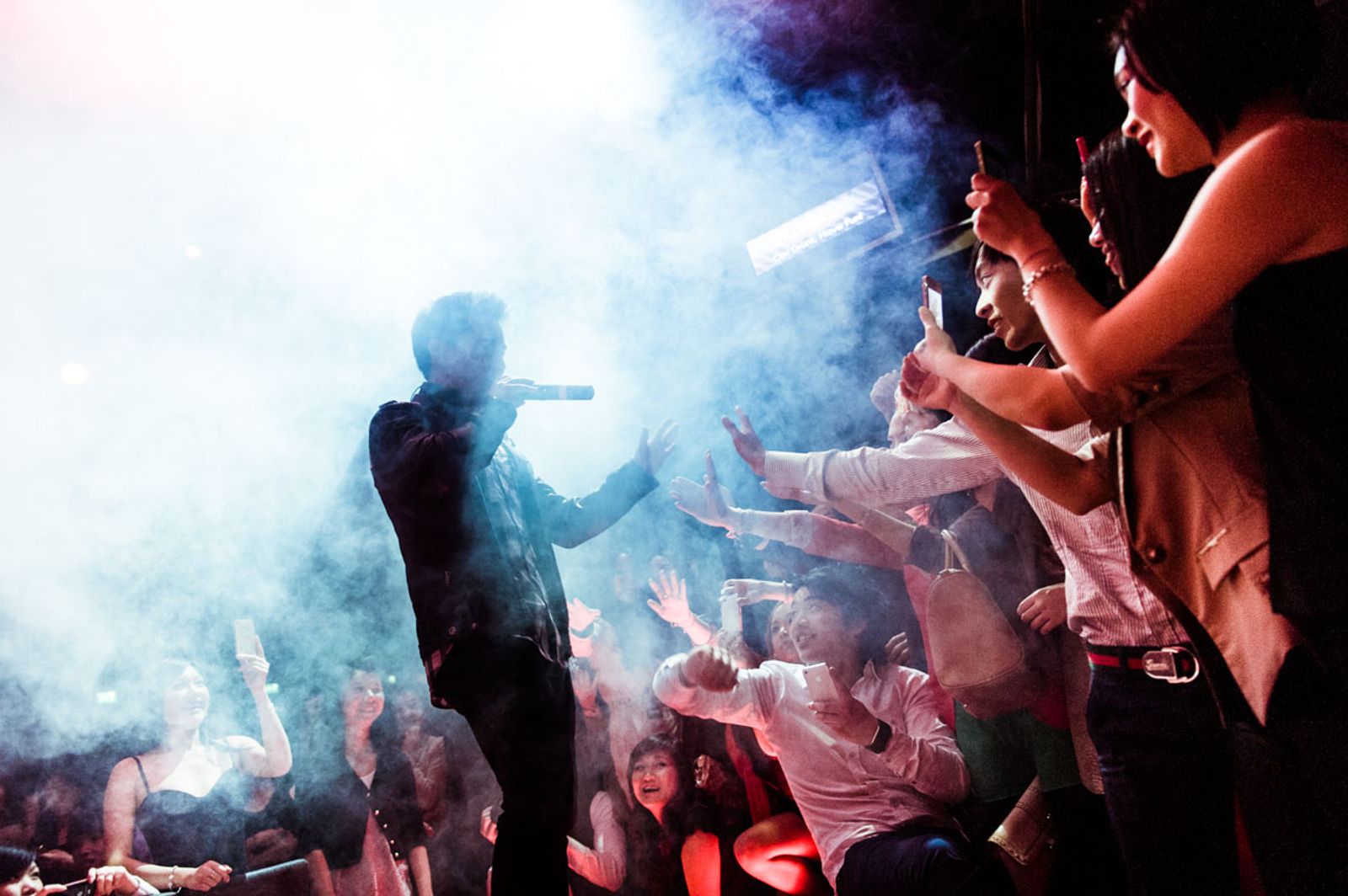 © Agnese Morganti - Florence, Taiwanese American singer Jason Chen performs at an Asian Party, a club event for Chinese-Italian youth.