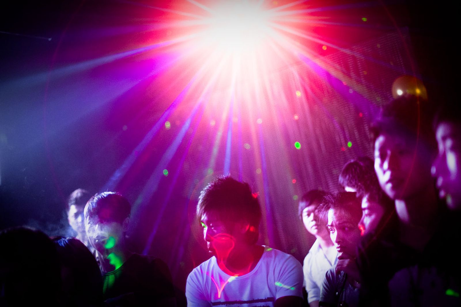 © Agnese Morganti - Prato, Inside the Hey Boy, a Chinese nightclub.