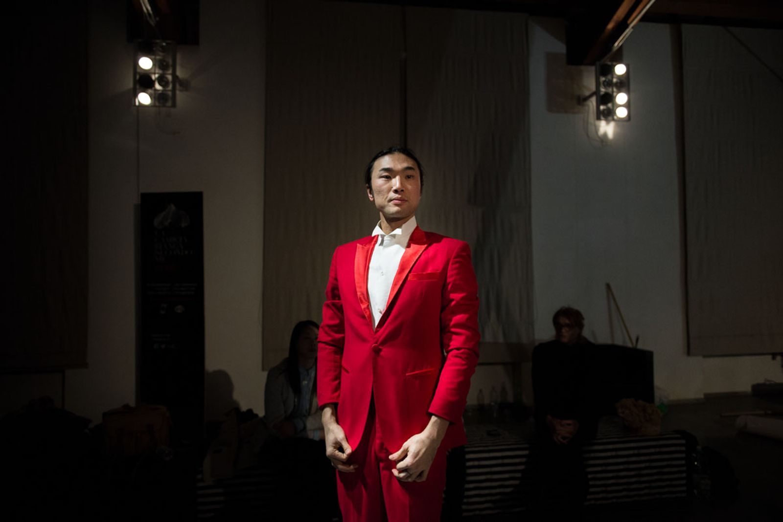 © Agnese Morganti - Prato, Chinese-Italian actor Shi Yang Shi rehearses his autobiographical show Tong Men-g