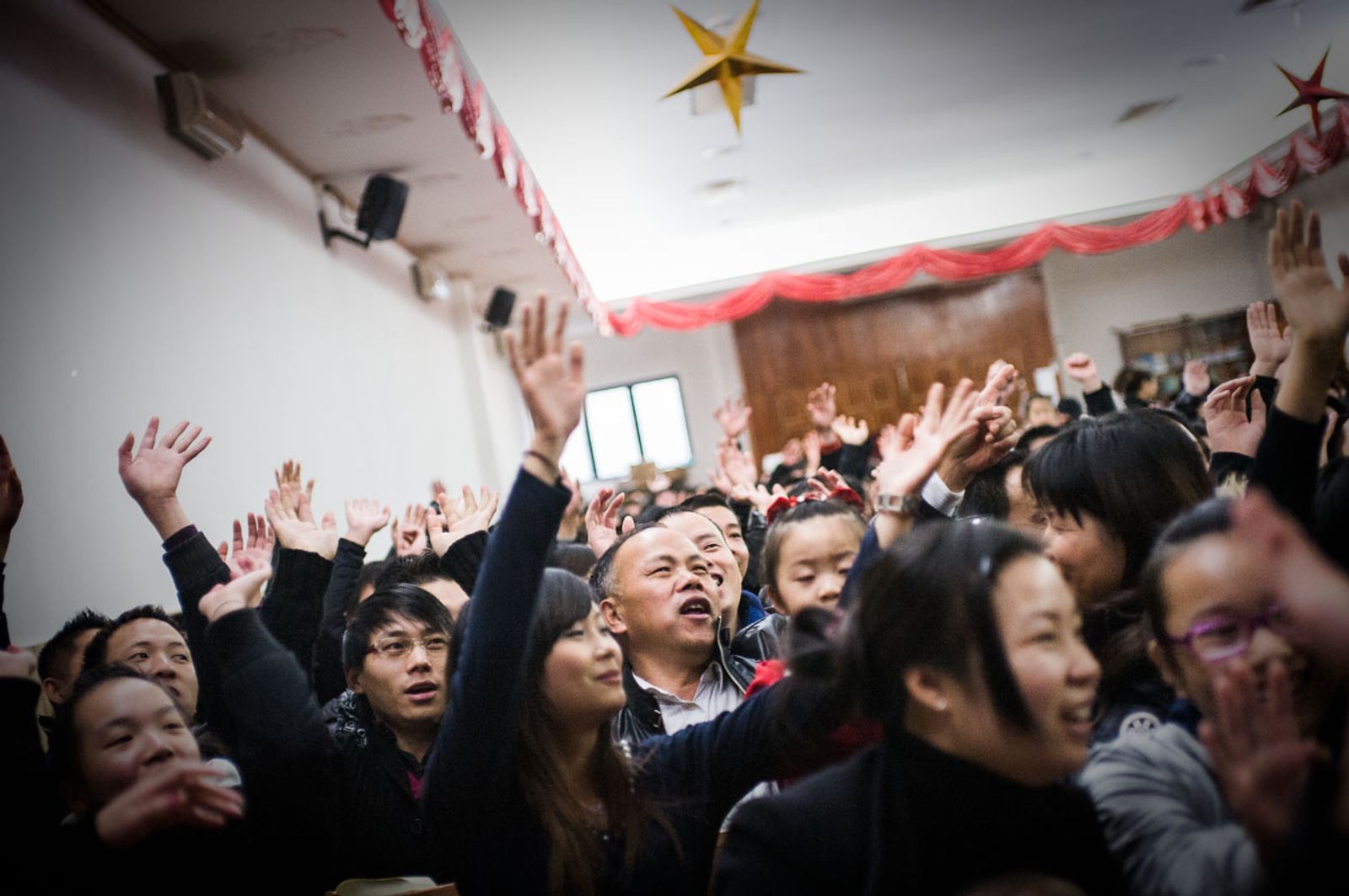 © Agnese Morganti - Prato, faithfuls at the Chinese Evengelical Church