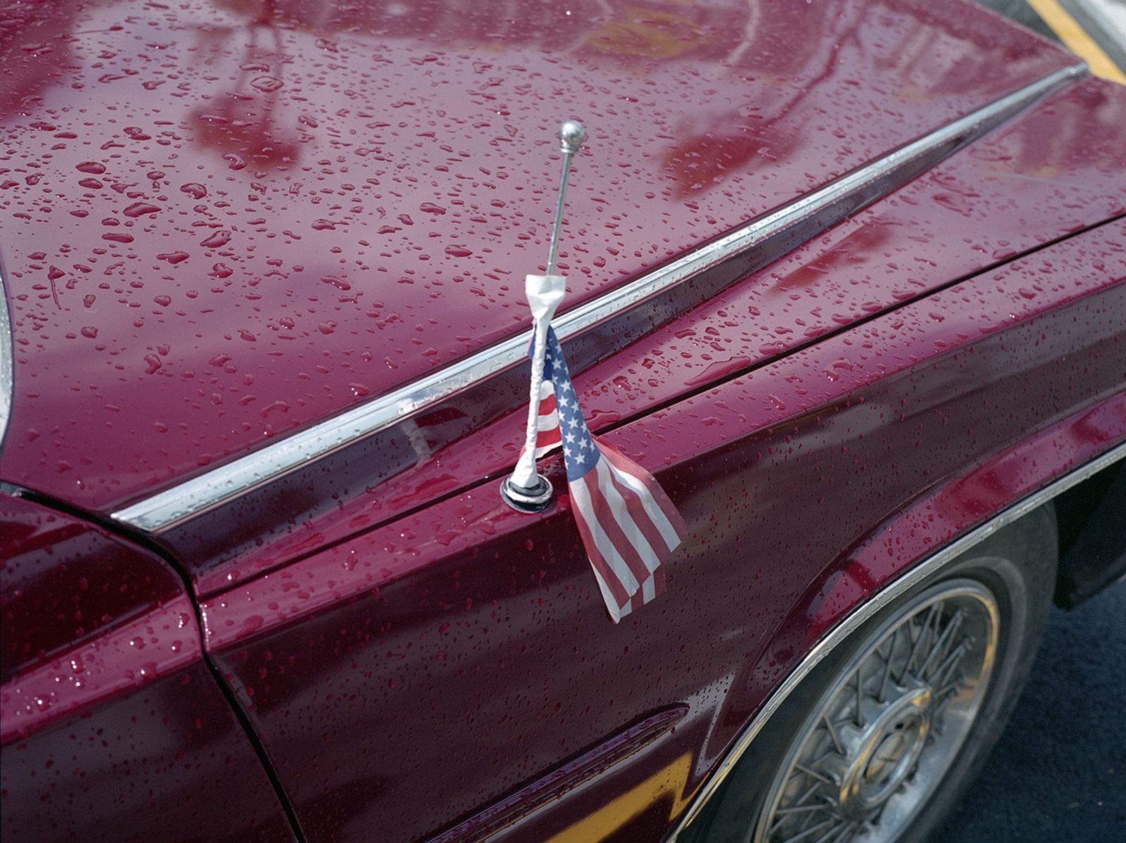 © Ge Zeng - A flag drenched in rain