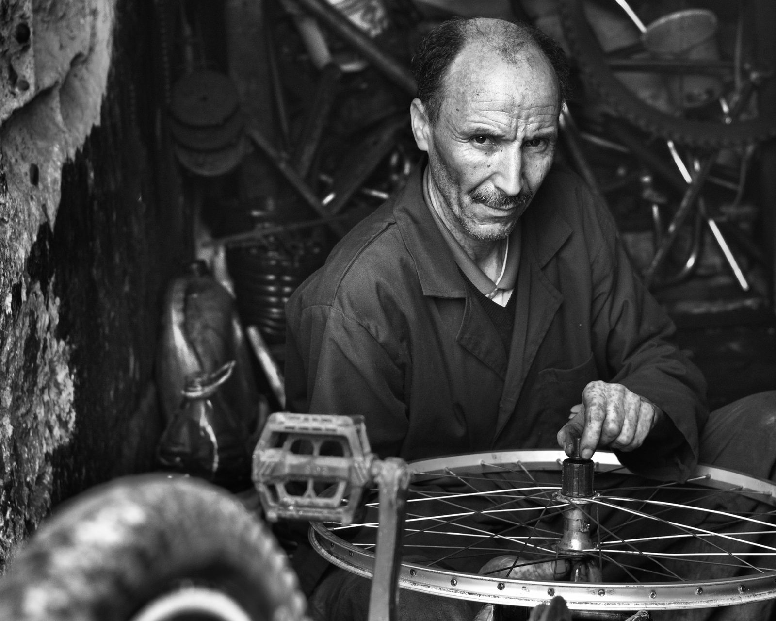 © Kip Harris - Bicycle Repairman, Essaouira
