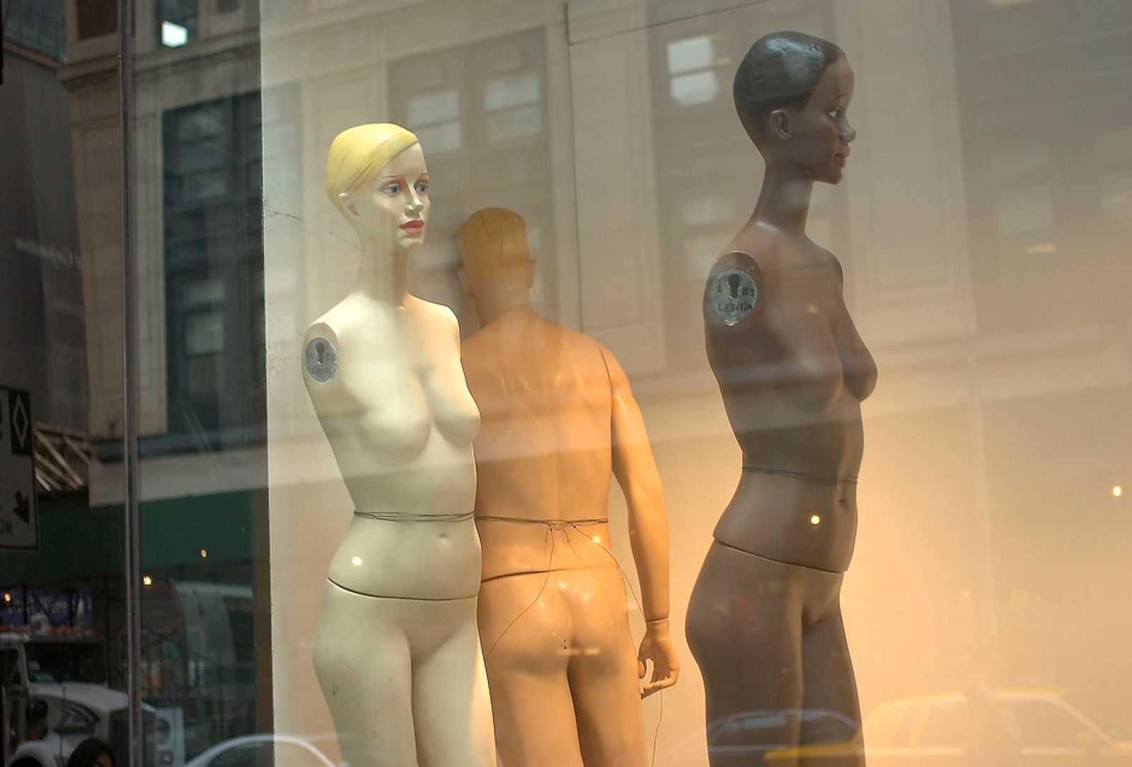 © Steven Edson - Store mannequins in window in NYC