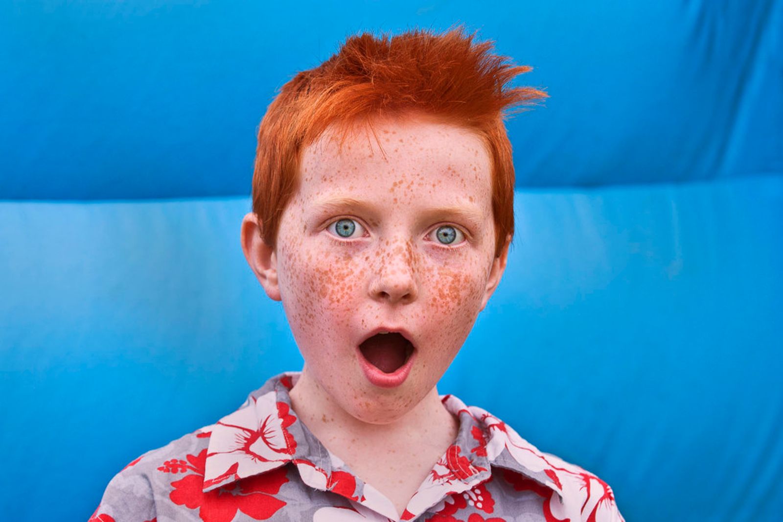 © Steven Edson - Boy with red hair.