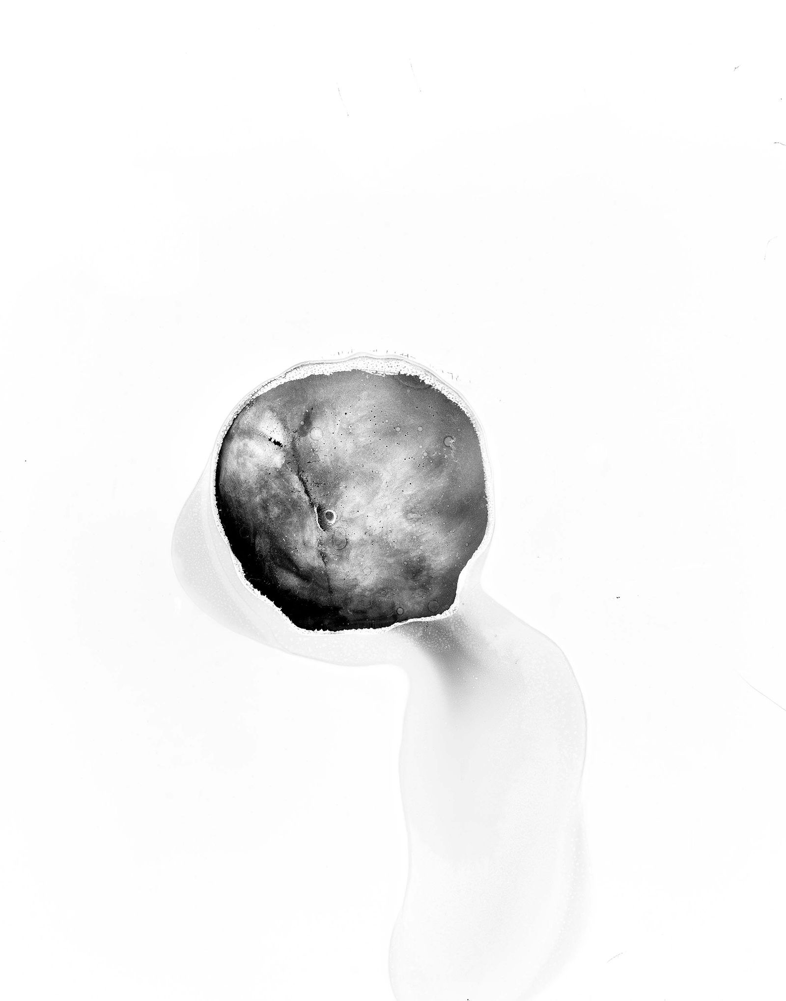 © Osheen Harruthoonyan - Invisible man with a planet for a head - Toned gelatin silver print