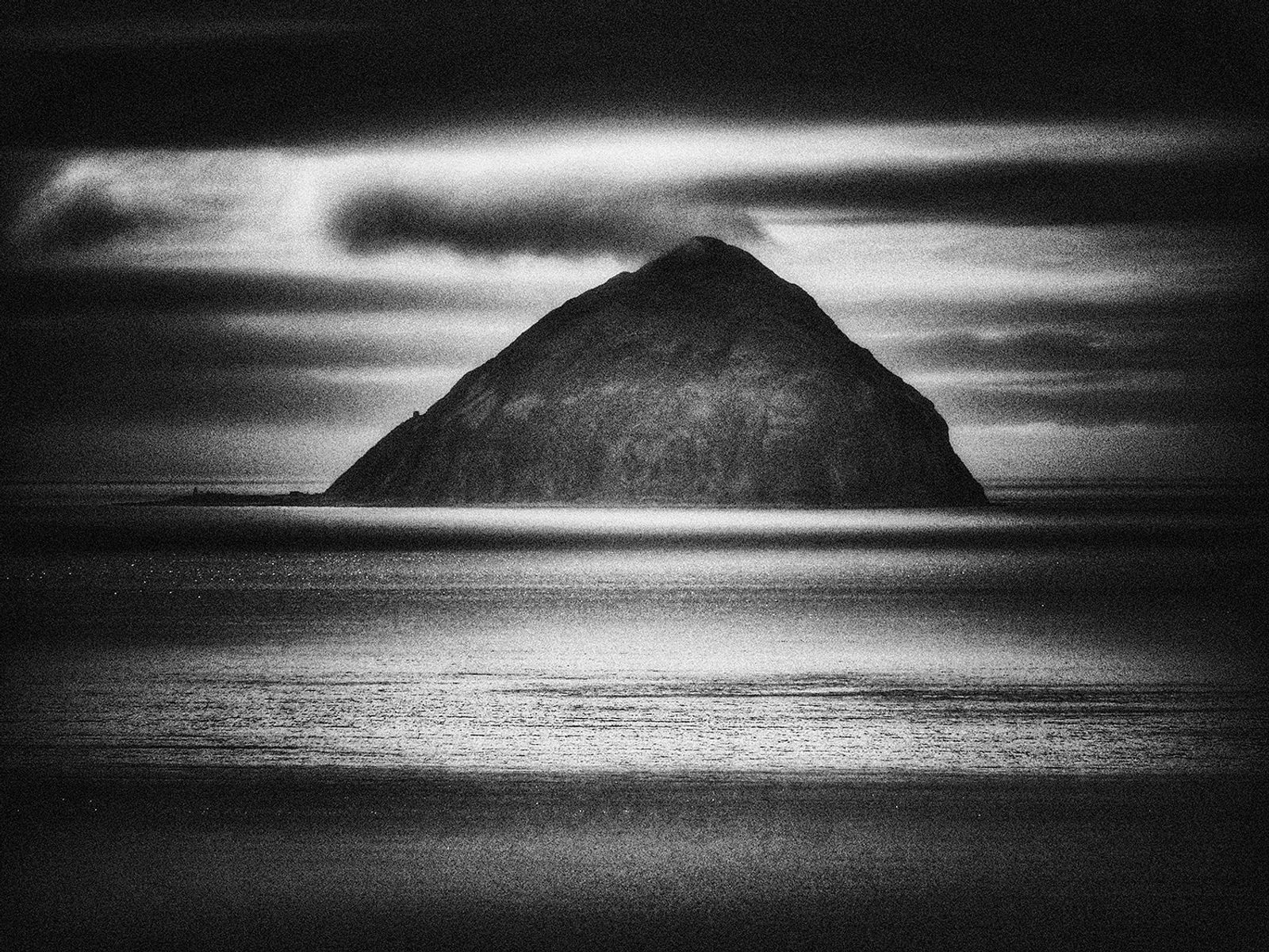 © John Perivolaris - A photograph of the volcanic island of Ailsa Craig, viewed from my home on Arran directly facing it.