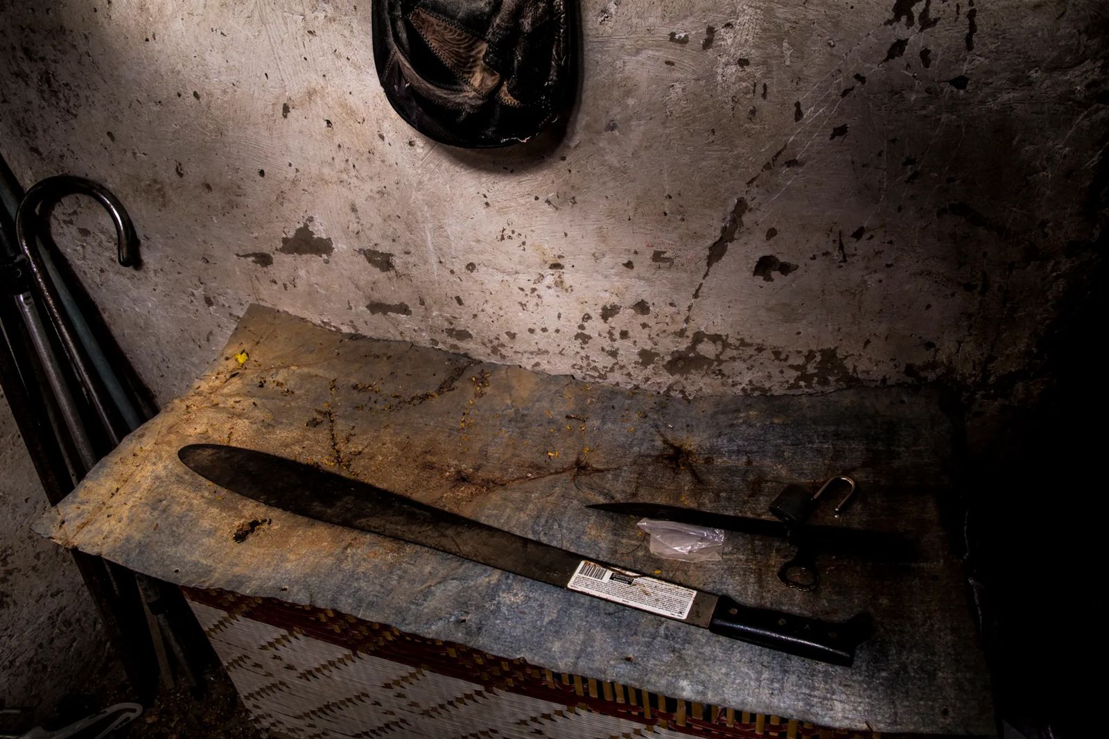 © Yael Martínez - Machete in the bedroom of my grandfather in law Digno Cruz in the community on Santiago Temixco, Guerrero Mexico.