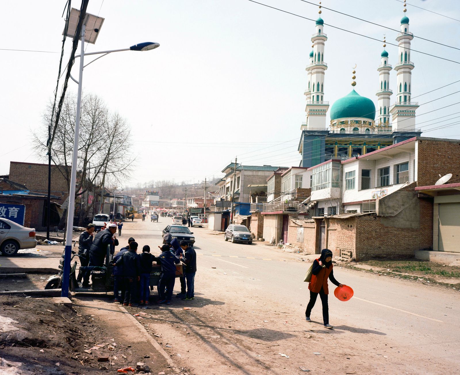 © Pan Wang - Buyers' street, Hezheng County, Linxia Hui Autonomous Prefecture, Gansu Province.China