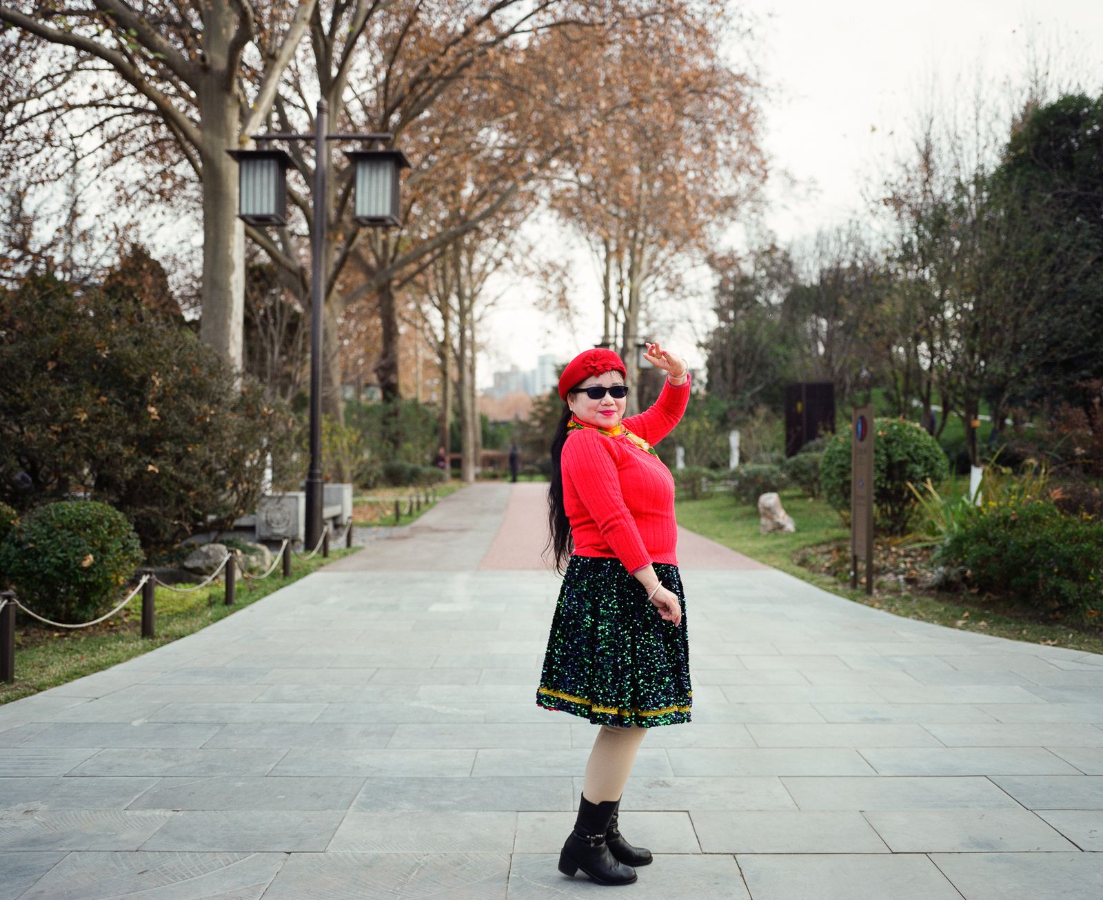 © Pan Wang - Dancing women in Xingqing Palace Park