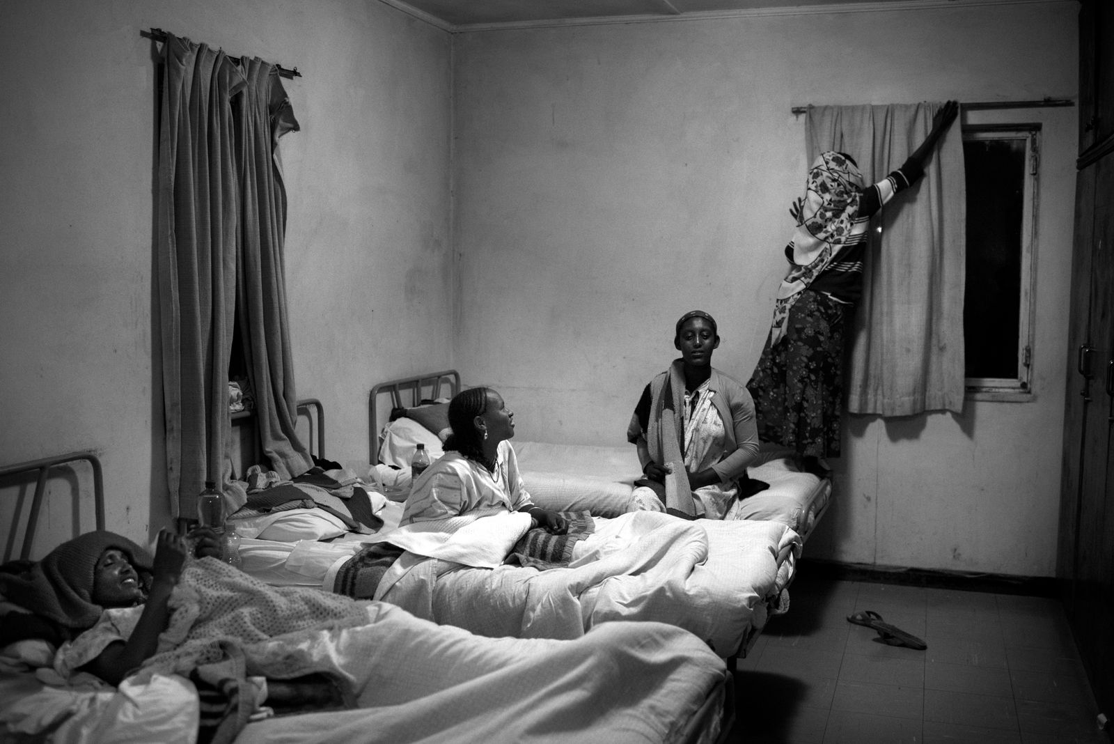 © Ida Guldbaek Arentsen - The women are preparing for bedtime at the hospitals rehabilitation centre outside Addis Ababa.