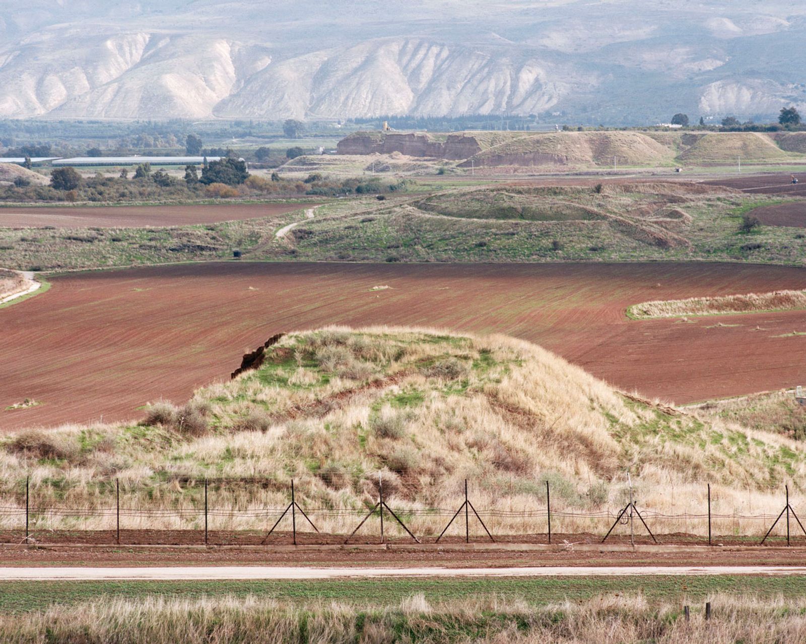 © Roei Greenberg - Jordanian Border, view from highway 90 across the border, Jordan Valley, 2013
