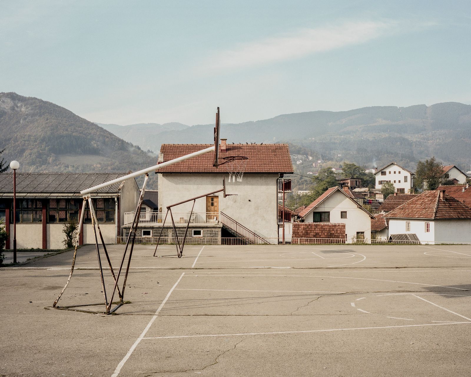 © Paweł Starzec - Playground, Hasan Veletovac Primary School, used as a camp during ethinc