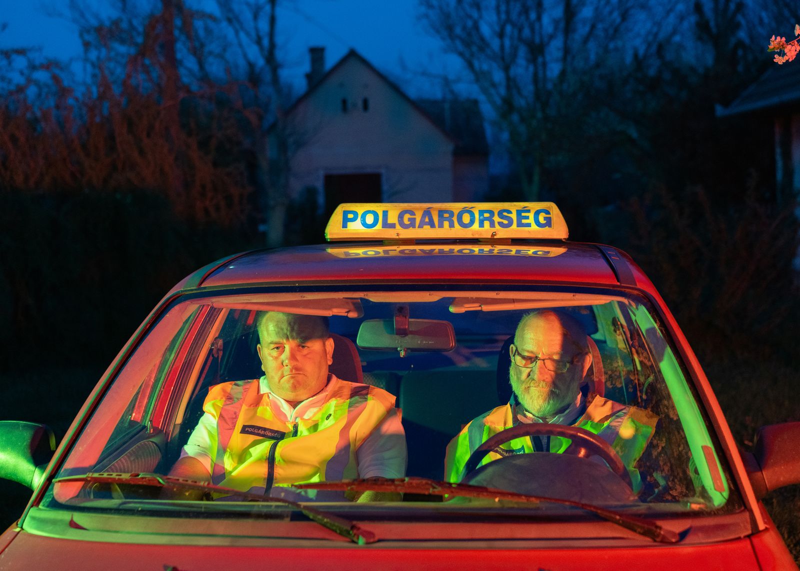 © Hahn Hartung - The Polgárőrség, a Hungarian auxiliary police, is taking care of security in the villages